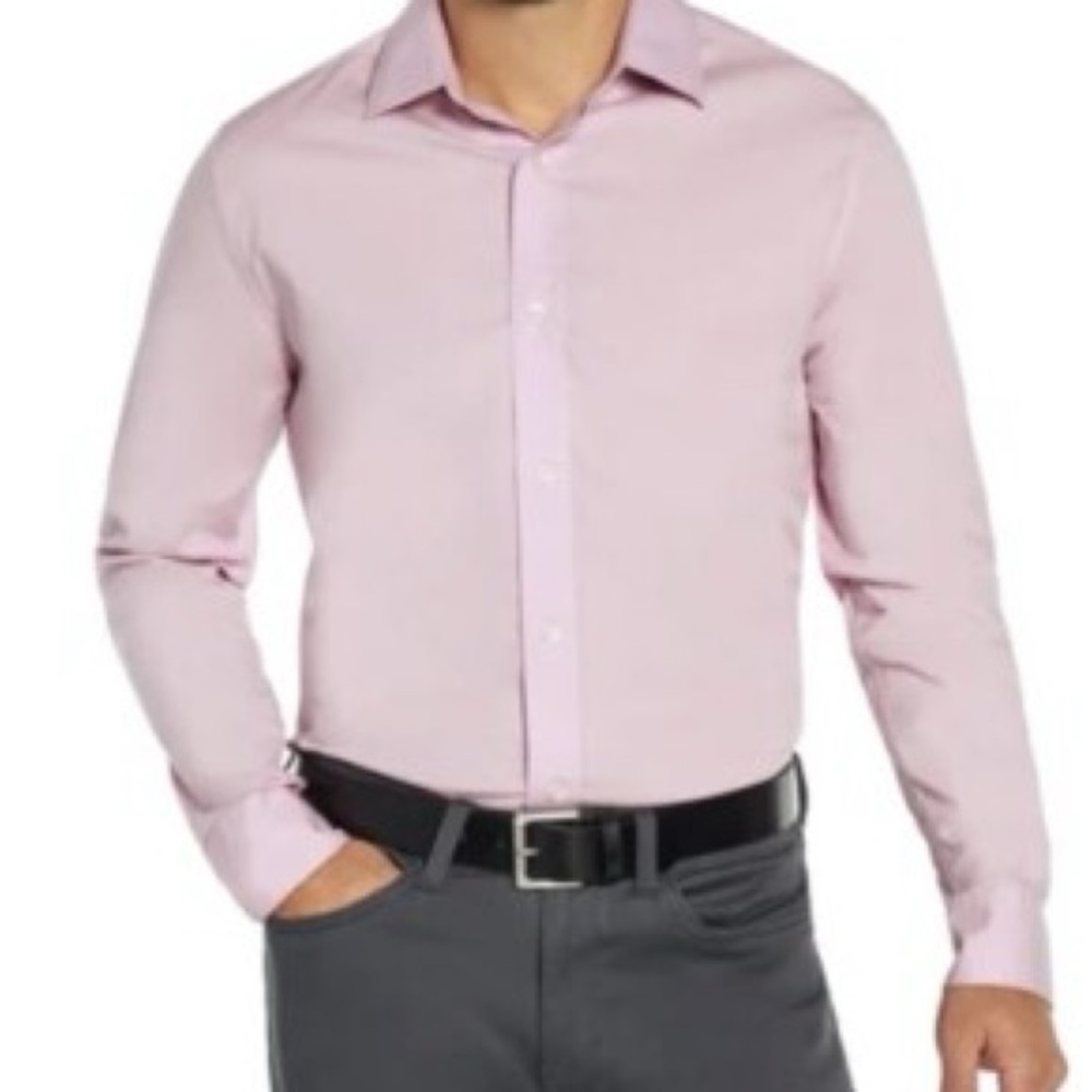 NWT Banana Republic Light Pink Dress Shirt A0210